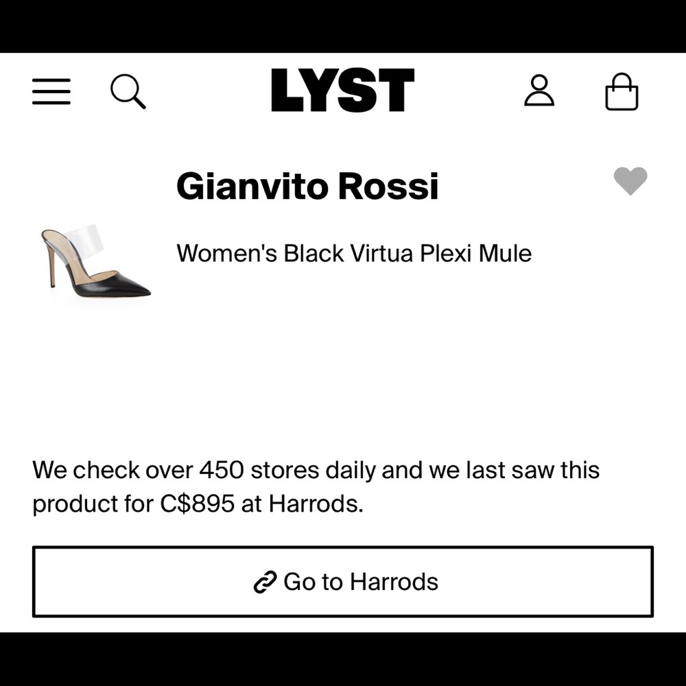 gianvito rossi virtua plexi python - Picture 9 of 9